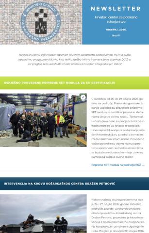 NEWSLETTER TRAVANJ, Broj: 03