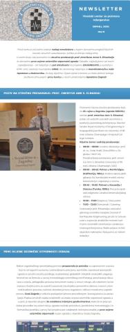 NEWSLETTER SRPANJ, Broj: 19