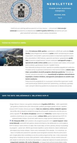 NEWSLETTER KOLOVOZ, Broj: 21