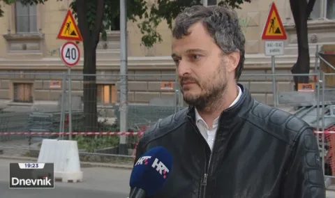 HRT - Uroš za HTV: Pao je vijenac na vrhu zida, većina donjogradskih zgrada ima taj element 