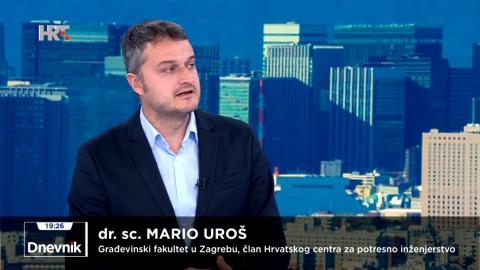 HRT - Uroš: U Hrvatskoj fond zgrada star, nije spreman za ovakve potrese
