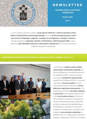 NEWSLETTER RUJAN, Broj: 27
