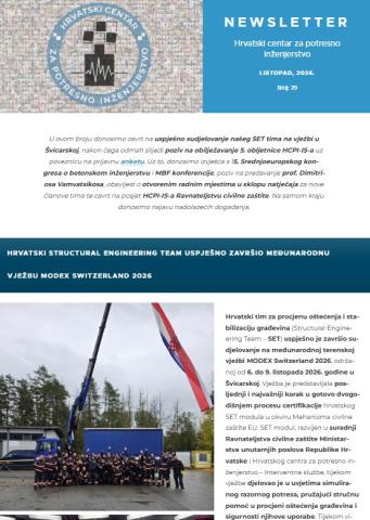NEWSLETTER LISTOPAD, Broj: 29